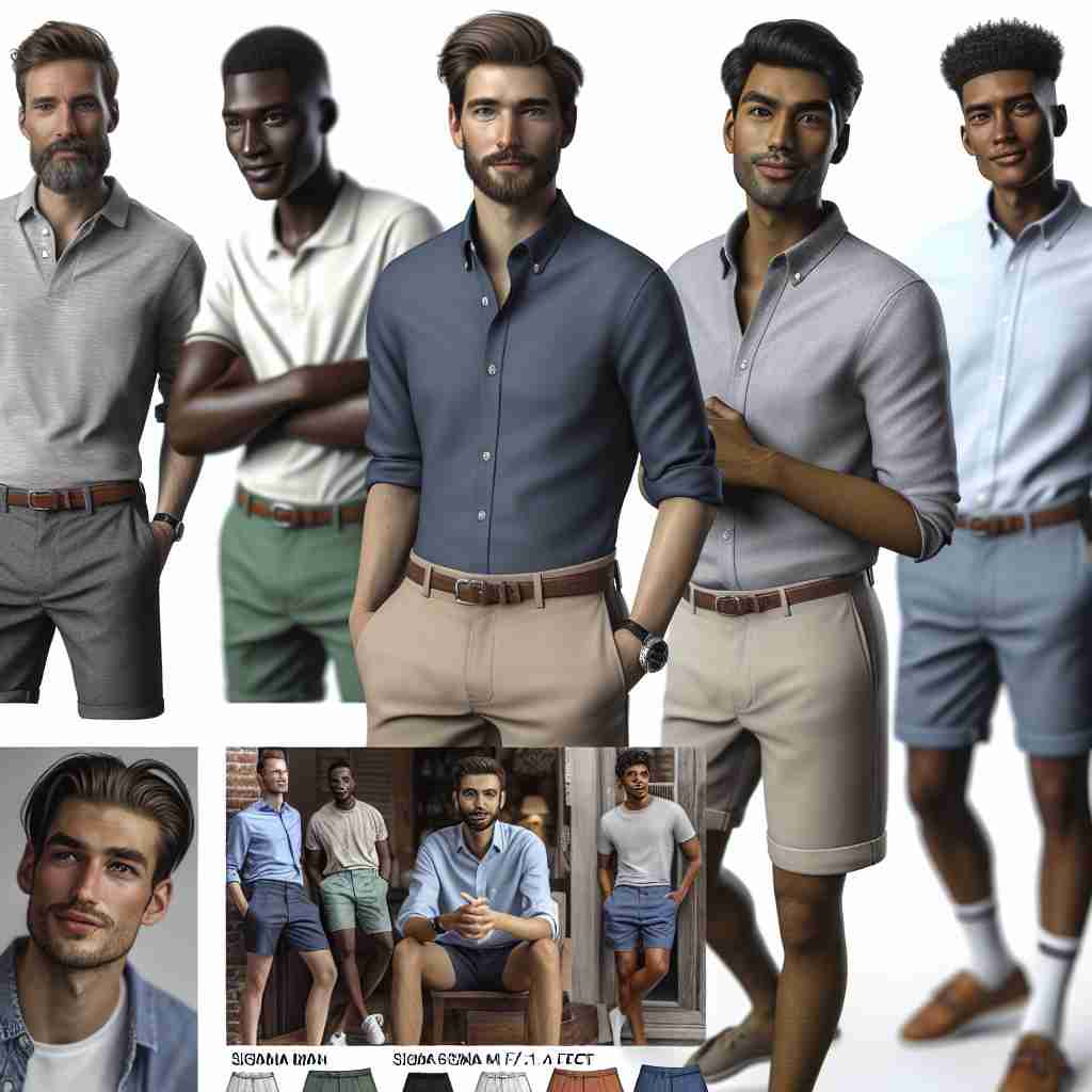 An image illustrating Shorts Chino para Homens: Estilo e Conforto