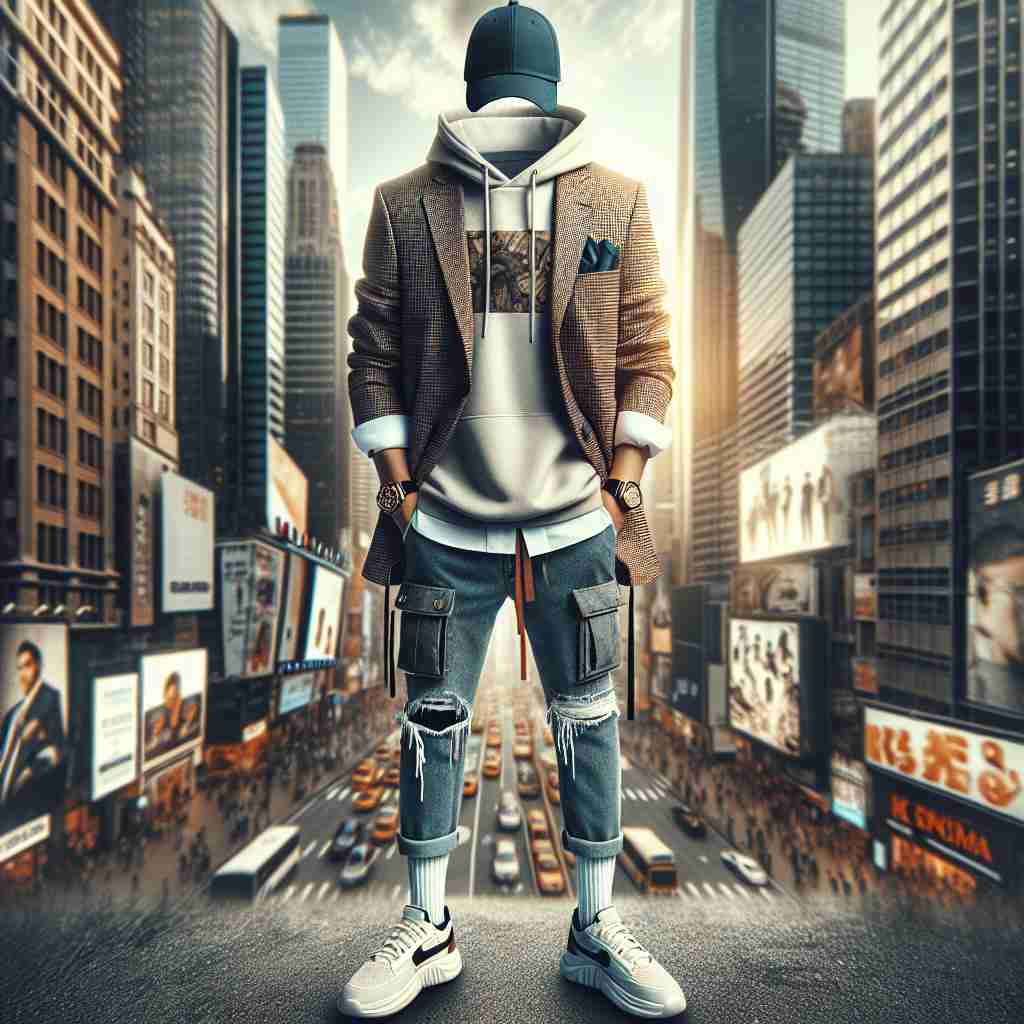 An image illustrating Como Usar o Blazer no Look Streetwear