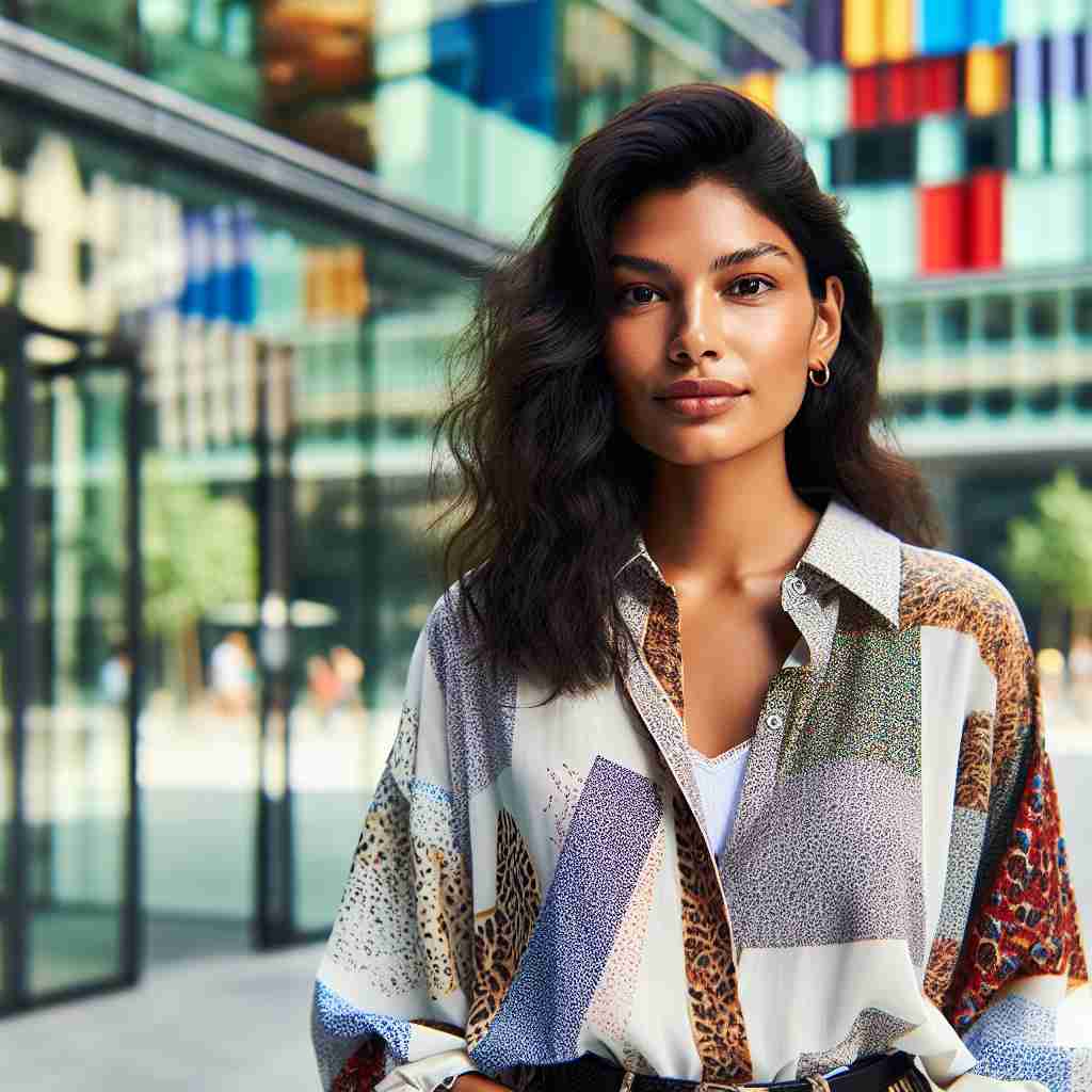 An image illustrating Blusas Plus Size Estampadas