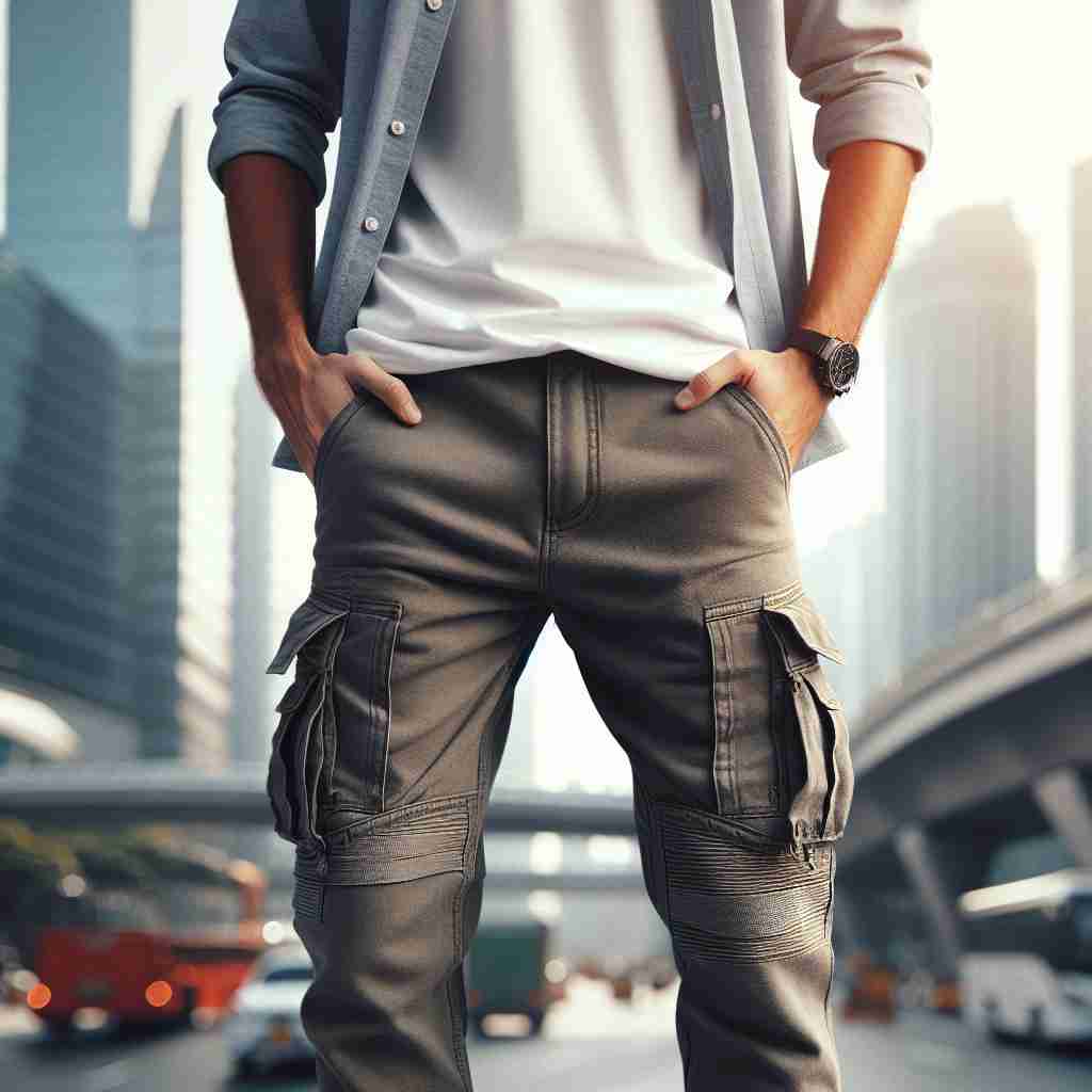 An image illustrating Calças Cargo para Homens